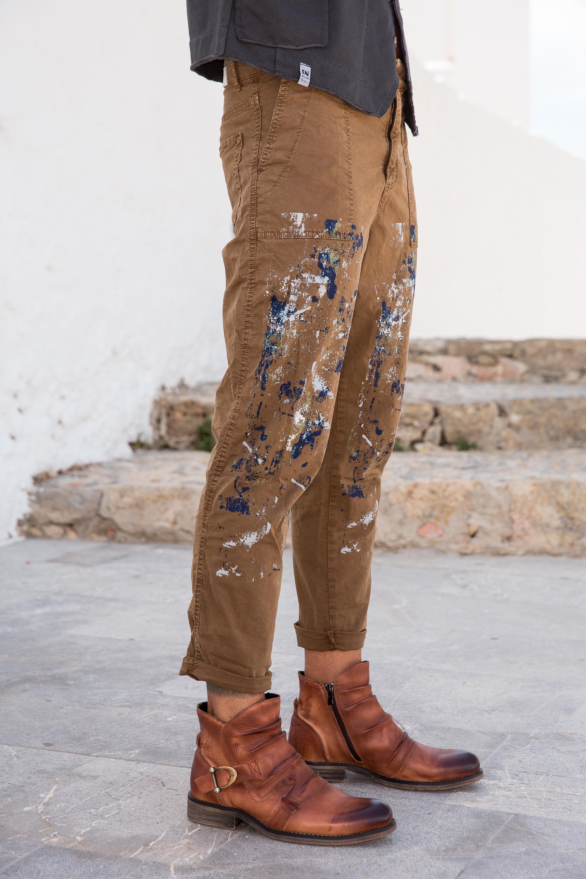 STAINS PANT - CAMEL – IN TOUCH