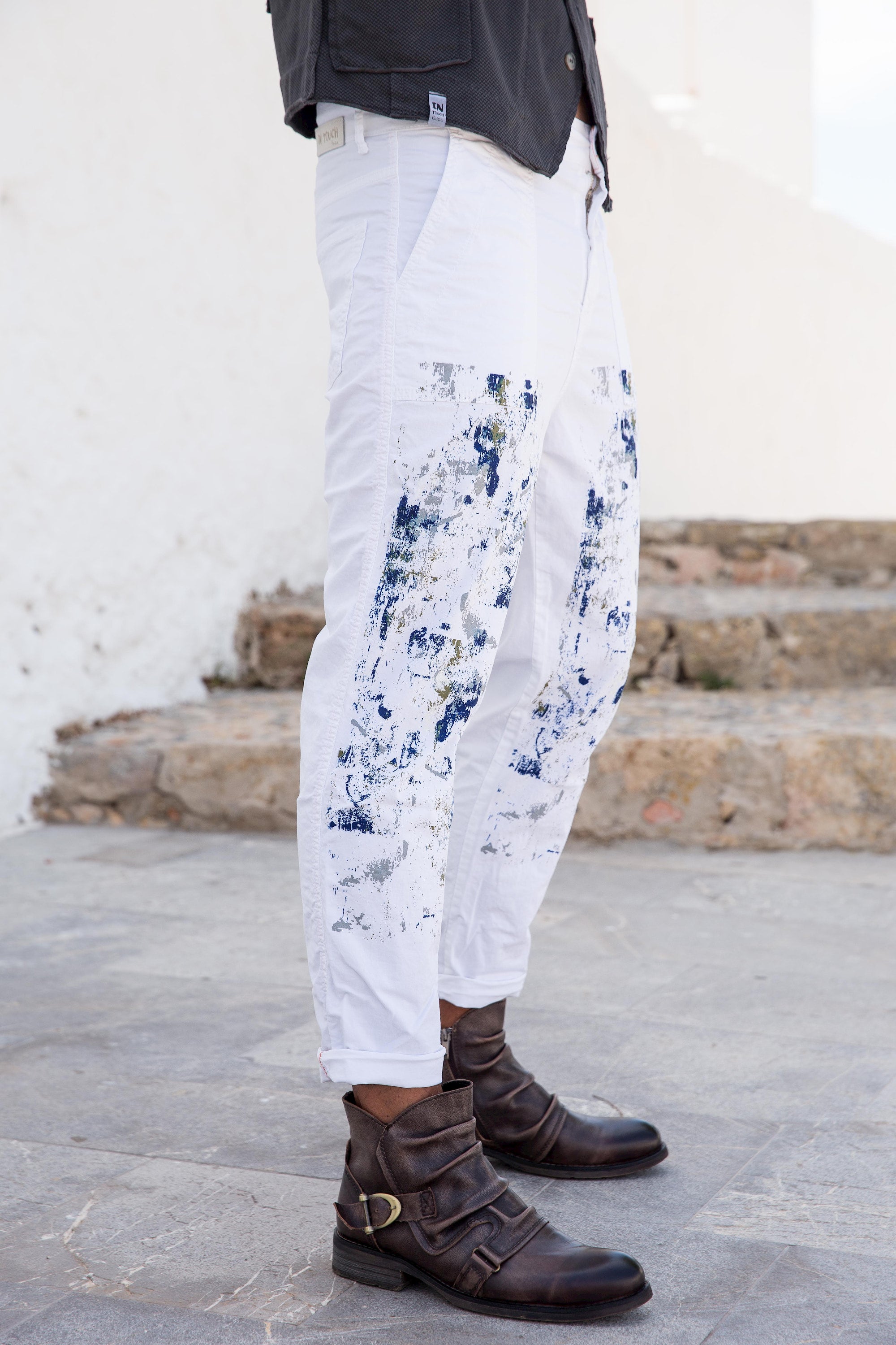 STAINS PANT - WHITE – IN TOUCH