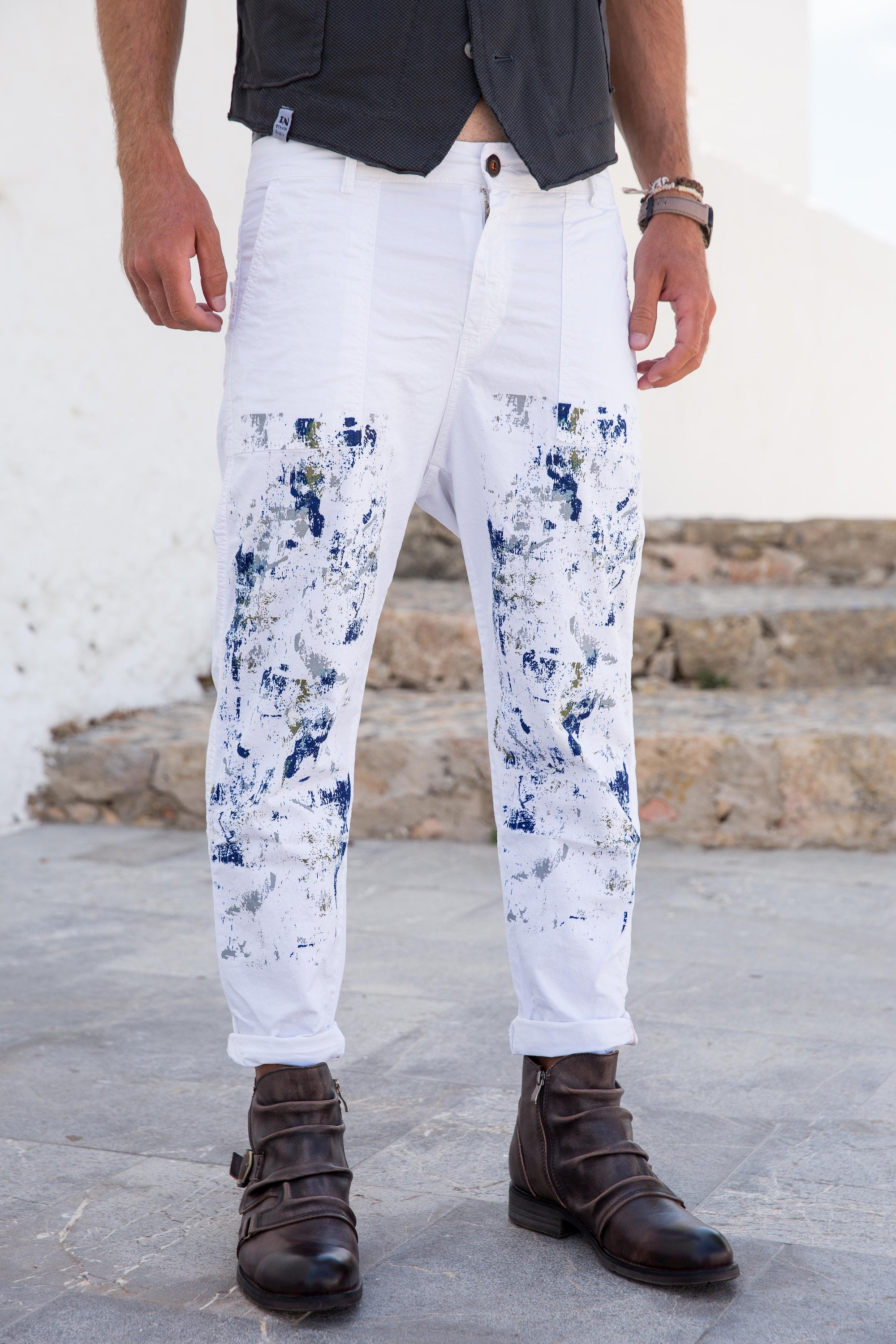 STAINS PANT - WHITE – IN TOUCH